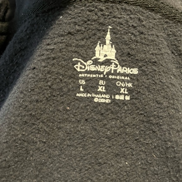 WDW Disney World 2018 full zip black hoodie unisex size large Walt‎ Disne…​ - Picture 6 of 8